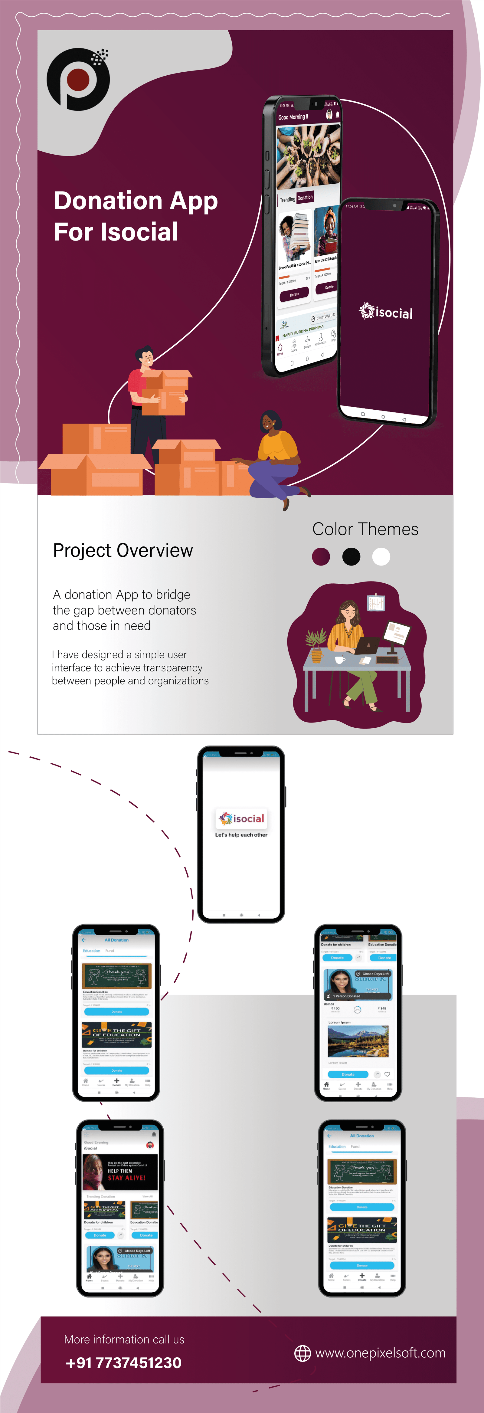 Onepixel Soft project detail Image